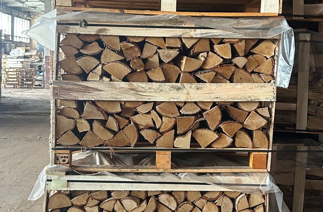 UK firewood small 4 row box